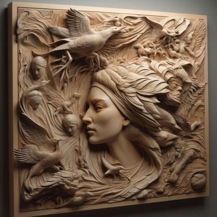 نموذج ثلاثي الأبعاد لآلة CNC 3D Art 